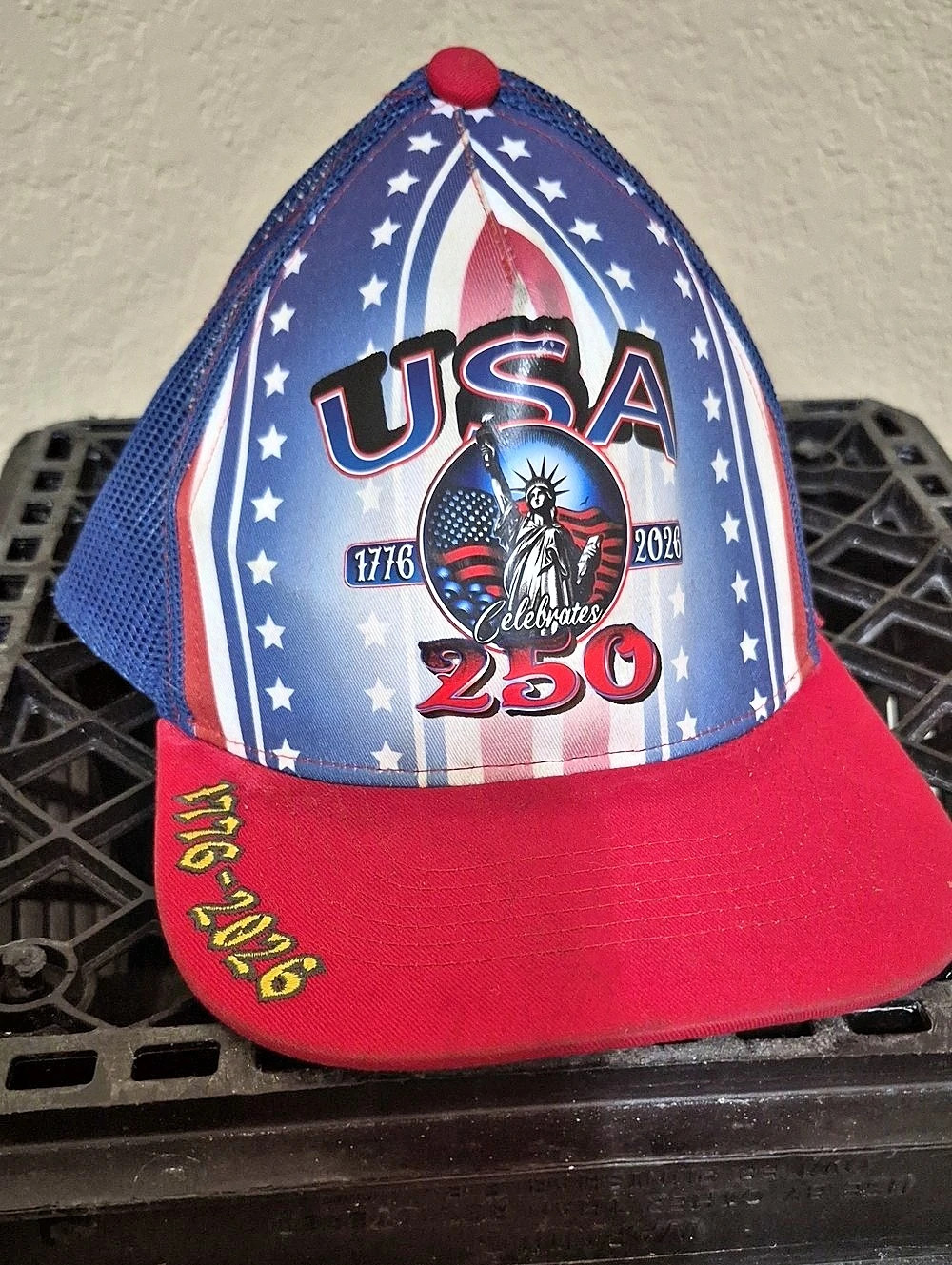 USA 250th Anniversary Trucker Hat 1776-2026 Semiquincentennial Patriotic Cap